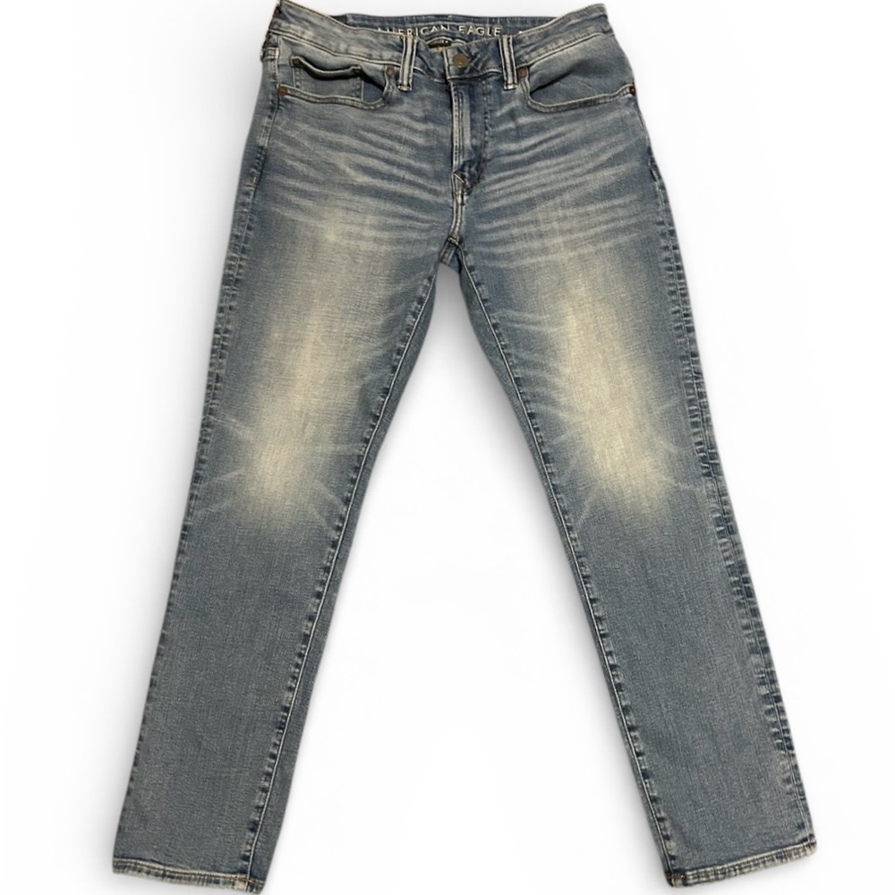 American Eagle AirFlex+ Slim Jeans Light Wash Men’s 31x30